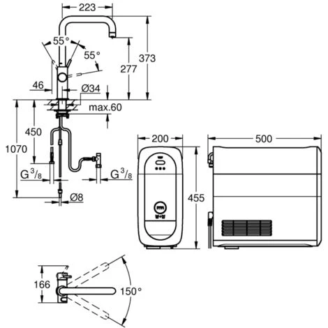 Grohe Blue Home U-Auslauf Starter Kit 31456001 7 Grohe Blue Home U-Auslauf Starter Kit 31456001 – Bild 5