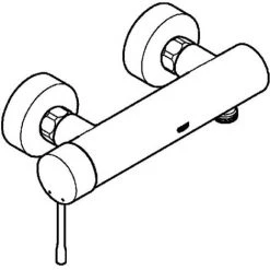 Grohe Essence Einhand-Brausebatterie 1/2" Chrom 25252001 -GROHE SHOP 44155916 2