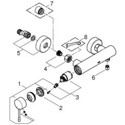Grohe Essence Einhand-Brausebatterie 1/2" Chrom 25252001 -GROHE SHOP 44155916 4