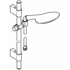 Grohe Rainshower Solo 150 Brausestangenset 2 Strahlarten Chrom 27273001 -GROHE SHOP 44156665 4