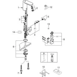 Grohe Eurosmart CE Infrarot-Elektronik Für Waschtisch 1/2" Mit Mischung Und Temperaturbegrenzer Chrom 36327001 -GROHE SHOP 44157227 4