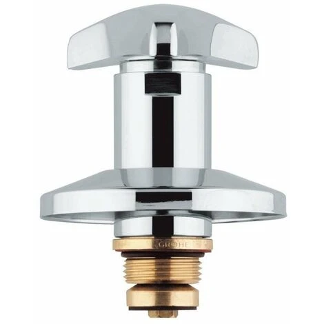 Grohe Oberteil 3/4" Chrom 11504000 Für UP-Ventile DN 20 Griff Markierung Blau 3 Grohe Oberteil 3/4" Chrom 11504000 Für UP-Ventile DN 20 Griff Markierung Blau