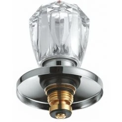 Grohe Oberteil 1/2" Chrom 11542000 Für UP-Ventile DN 15, Brillant-Griff Rot -GROHE SHOP 44159085 2