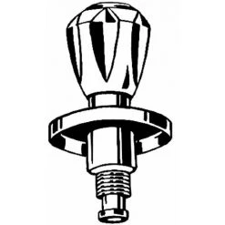 Grohe Oberteil 1/2" Chrom 11542000 Für UP-Ventile DN 15, Brillant-Griff Rot -GROHE SHOP 44159085 3