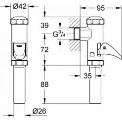 Grohe DAL-Voll-Automatic-Spüler Für WC Chrom 37141000 -GROHE SHOP 44159510 4