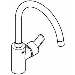 Grohe Eurostyle Cosmopolitan Einhand-Spültischbatterie 1/2" Chrom 33975004 -GROHE SHOP 44160044 5