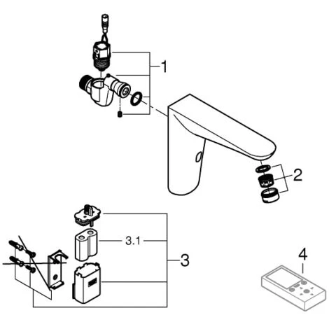 Grohe Euroeco CE Infrarot-Elektronik Für Waschtisch-Wandarmatur Ohne Mischung Chrom 36274000 7 Grohe Euroeco CE Infrarot-Elektronik Für Waschtisch-Wandarmatur Ohne Mischung Chrom 36274000 – Bild 5