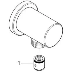 Grohe Rainshower Wandanschlussbogen 1/2" Supersteel 27057DC0 -GROHE SHOP 44161657 4