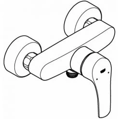 Grohe Eurosmart Einhand-Brausebatterie 1/2" Chrom 33555003 -GROHE SHOP 44161840 4