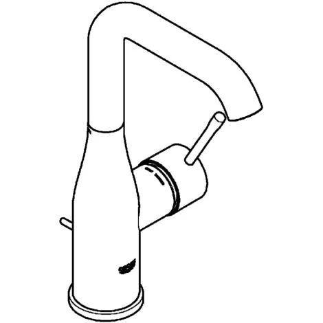 Grohe Essence Einhand-Waschtischbatterie 1/2" L-Size Chrom 24174001 5 Grohe Essence Einhand-Waschtischbatterie 1/2" L-Size Chrom 24174001 – Bild 3