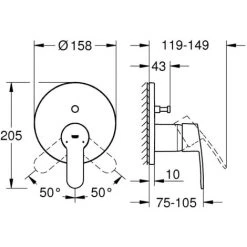 Grohe Eurostyle Cosmopolitan Einhand-Wannenbatterie Chrom 24052002 11 Grohe Eurostyle Cosmopolitan Einhand-Wannenbatterie Chrom 24052002 -GROHE SHOP 44162971 5