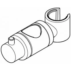 Grohe Gleitelement Chrom 06765000 F. Brausestangen Relexa Und Rainshower 24,7 Mm -GROHE SHOP 44163337 2