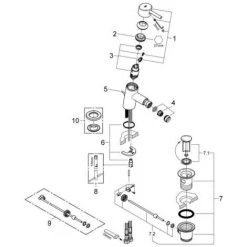 Grohe Concetto Einhand-Bidetbatterie 1/2" Chrom 32208001 -GROHE SHOP 44164791 4