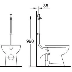 Grohe DAL-Automatic-Spüler Für WC Chrom 37139000 9 Grohe DAL-Automatic-Spüler Für WC Chrom 37139000 -GROHE SHOP 44166420 3