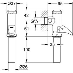 Grohe DAL-Automatic-Spüler Für WC Chrom 37139000 10 Grohe DAL-Automatic-Spüler Für WC Chrom 37139000 -GROHE SHOP 44166420 4