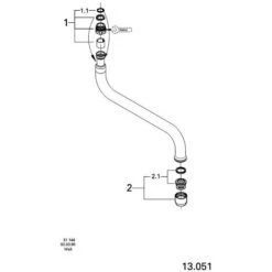 Grohe Rohrauslauf Chrom 13051000 Für Küchen-Wandbatterien, Schwenkbar M 22 X 1 -GROHE SHOP 44170251 4