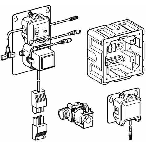 Grohe Austausch Elektronik Radar 43863 Für Unterputz RADAR Urinal Altanlagen 4 Grohe Austausch Elektronik Radar 43863 Für Unterputz RADAR Urinal Altanlagen – Bild 2