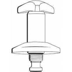 Grohe Oberteil 1/2" Chrom 11501000 Für UP-Ventile DN 15 Griff Markierung Blau -GROHE SHOP 44171409 2