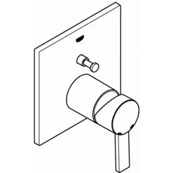 Grohe Allure Einhand-Wannenbatterie Chrom 24070000 -GROHE SHOP 44171710 4