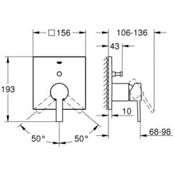 Grohe Allure Einhand-Wannenbatterie Chrom 24070000 -GROHE SHOP 44171710 5