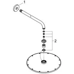 Grohe Rainshower Cosmopolitan 310 Kopfbrauseset 380 Mm Chrom 26056000 -GROHE SHOP 44171849 4