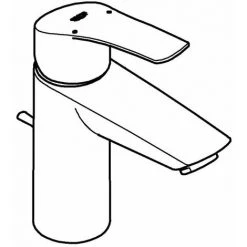 Grohe Eurosmart Einhand-Waschtischbatterie 1/2" S-Size Chrom 33265003 -GROHE SHOP 44172487 5