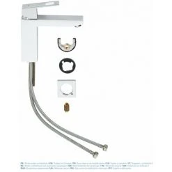 Grohe Eurocube Einhand-Waschtischbatterie 1/2" M-Size Chrom 23446000 8 Grohe Eurocube Einhand-Waschtischbatterie 1/2" M-Size Chrom 23446000 -GROHE SHOP 44172814 2