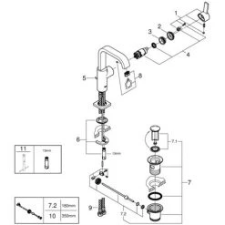Grohe Allure Einhand-Waschtischbatterie 1/2" L-Size Chrom 32146000 11 Grohe Allure Einhand-Waschtischbatterie 1/2" L-Size Chrom 32146000 -GROHE SHOP 44172994 5