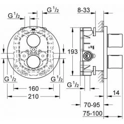 Grohe Rapido T Unterputz-Thermostatbatterie 35500000 8 Grohe Rapido T Unterputz-Thermostatbatterie 35500000 -GROHE SHOP 44173269 2