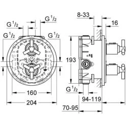 Grohe Rapido T Unterputz-Thermostatbatterie 35500000 11 Grohe Rapido T Unterputz-Thermostatbatterie 35500000 -GROHE SHOP 44173269 5