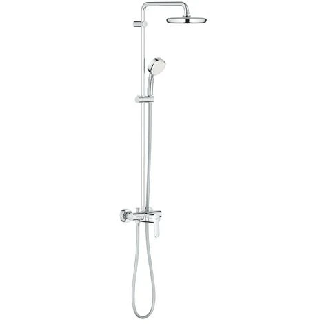 Grohe Tempesta Cosmopolitan System 210 Duschsystem Mit Einhandmischer Wandmontage Chrom 26224001 3 Grohe Tempesta Cosmopolitan System 210 Duschsystem Mit Einhandmischer Wandmontage Chrom 26224001