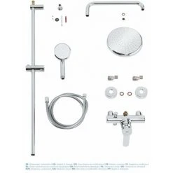 Grohe Tempesta Cosmopolitan System 210 Duschsystem Mit Einhandmischer Wandmontage Chrom 26224001 8 Grohe Tempesta Cosmopolitan System 210 Duschsystem Mit Einhandmischer Wandmontage Chrom 26224001 -GROHE SHOP 44173375 2