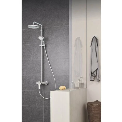 Grohe Tempesta Cosmopolitan System 210 Duschsystem Mit Einhandmischer Wandmontage Chrom 26224001 5 Grohe Tempesta Cosmopolitan System 210 Duschsystem Mit Einhandmischer Wandmontage Chrom 26224001 – Bild 3