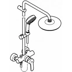 Grohe Tempesta Cosmopolitan System 210 Duschsystem Mit Einhandmischer Wandmontage Chrom 26224001 10 Grohe Tempesta Cosmopolitan System 210 Duschsystem Mit Einhandmischer Wandmontage Chrom 26224001 -GROHE SHOP 44173375 4