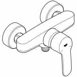 Grohe Eurostyle Cosmopolitan Einhand-Brausebatterie 1/2" Chrom 33590002 -GROHE SHOP 44174085 3