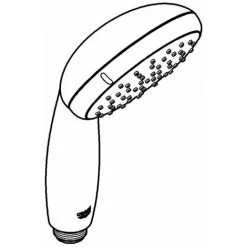 Grohe Tempesta 100 Handbrause 2 Strahlarten Chrom 27597001 -GROHE SHOP 44174535 3