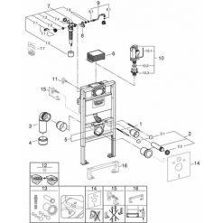 Grohe Rapid SL Element Für WC 100 M Bauhöhe 38525001 -GROHE SHOP 44174794 5