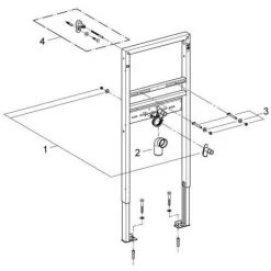 Grohe Rapid SL Element Für Waschtisch Für Einlochbatterie 38554001 -GROHE SHOP 44174808 5
