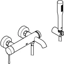 Grohe Essence Einhand-Wannenbatterie 1/2" Chrom 25249001 -GROHE SHOP 44175299 2