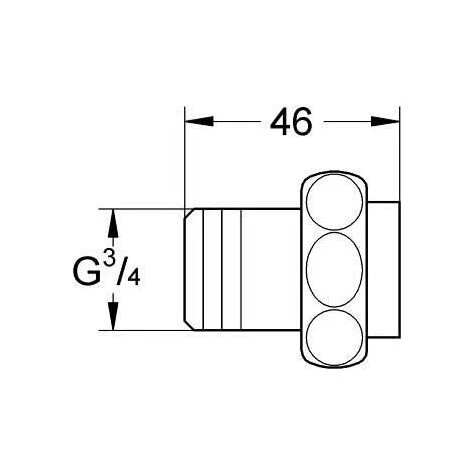 Grohe Eingangsverschraubung 37133000 4005176144622 5 Grohe Eingangsverschraubung 37133000 4005176144622 – Bild 3