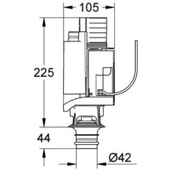 Grohe Ablaufventil AV1 42314 Komplett, 42314000 -GROHE SHOP 49030376 2