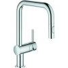 Grohe Einhand-Spültischbatterie MINTA U-Auslauf, Herausziehbare Dual Spülbrause Hard Graphite 32322A02 -GROHE SHOP 49807224 1