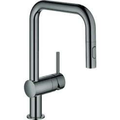 Grohe Einhand-Spültischbatterie MINTA U-Auslauf, Herausziehbare Dual Spülbrause Hard Graphite 32322A02 -GROHE SHOP 49807224 5