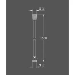 GROHE VitalioFlex Silver | Brause- Und Duschsysteme - Brauseschlauch | 150 Cm, TwistFree | 27505000 -GROHE SHOP 52231185 4