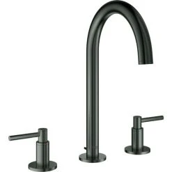 Grohe 3-Loch-Waschtischbatterie ATRIO DN 15, Hebelgriffe Cool Sunrise 20009GL3 -GROHE SHOP 55080403 4