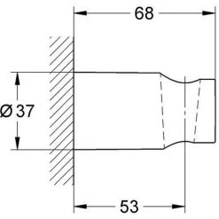 Grohe Tempesta Cosmopolitan Handbrausehalter -GROHE SHOP 55341632 2