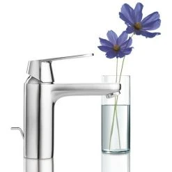 Grohe Eurosmart Einhand Waschtischbatterie M-Size Verchromt Mit Zugstangen-Ablaufgarnitur -GROHE SHOP 55341759 2