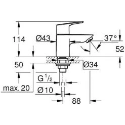 Grohe Standventil BauLoop Neu, XS-Size -GROHE SHOP 55341876 2