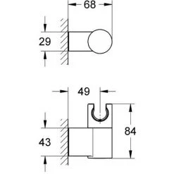 Grohe Rainshower Handbrausehalter -GROHE SHOP 55344588 2