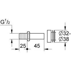 Grohe Einlaufgarnitur, Für Urinalbecken -GROHE SHOP 55344591 2